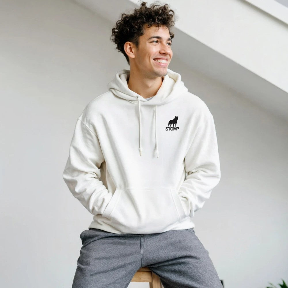 TECHNO SAVED ME - UNISEX TECHNO RAVE HOODIE - WHITE