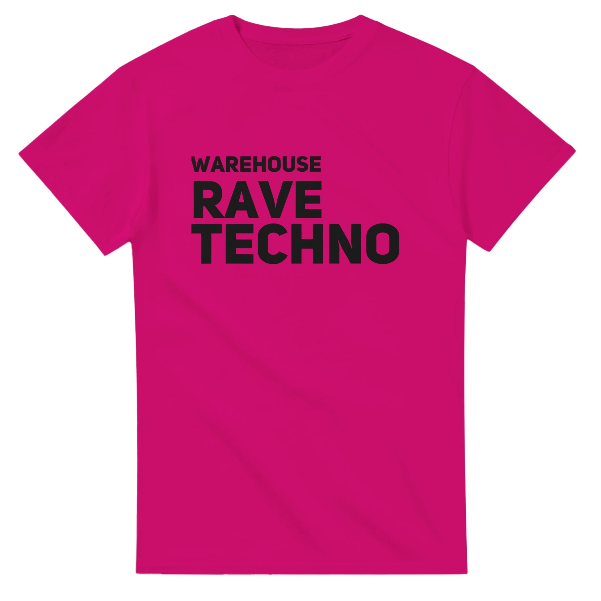 Warehouse rave techno T-Shirt for Rave & Festival Wear | Unisex Underground Music Clothing - 100% Soft Cotton - pink