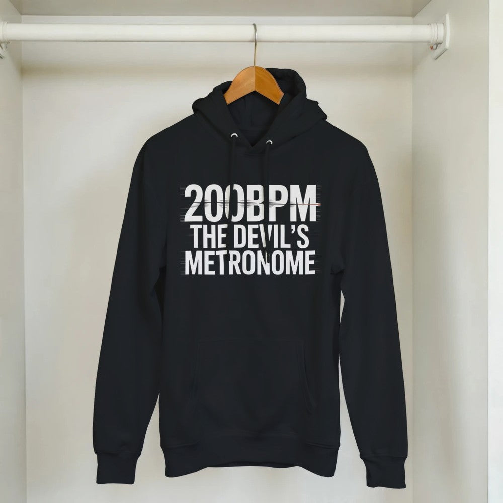 200bpm The Devils Metronome - Rave Unisex Hoodie - black