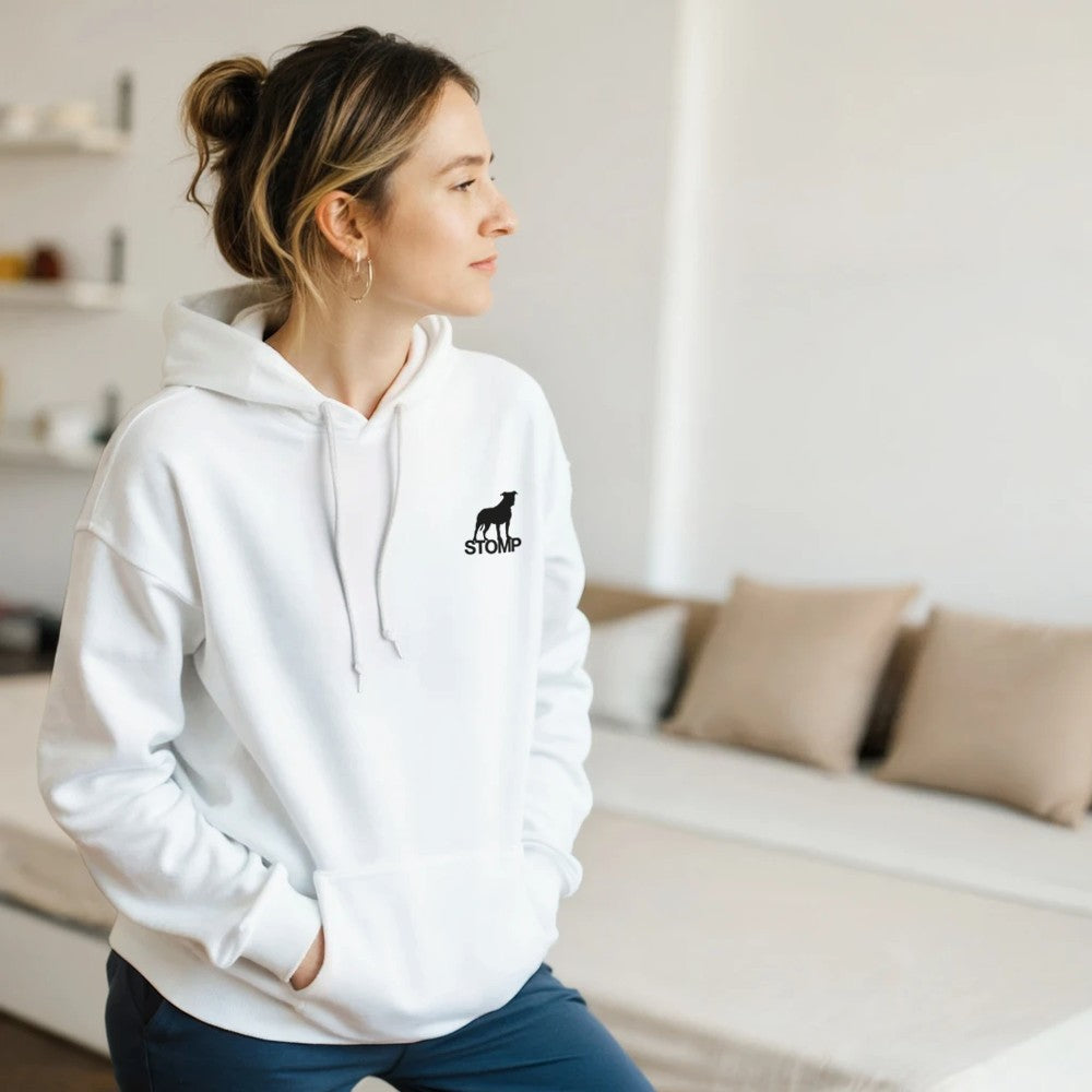 TECHNO SAVED ME - UNISEX TECHNO RAVE HOODIE - WHITE