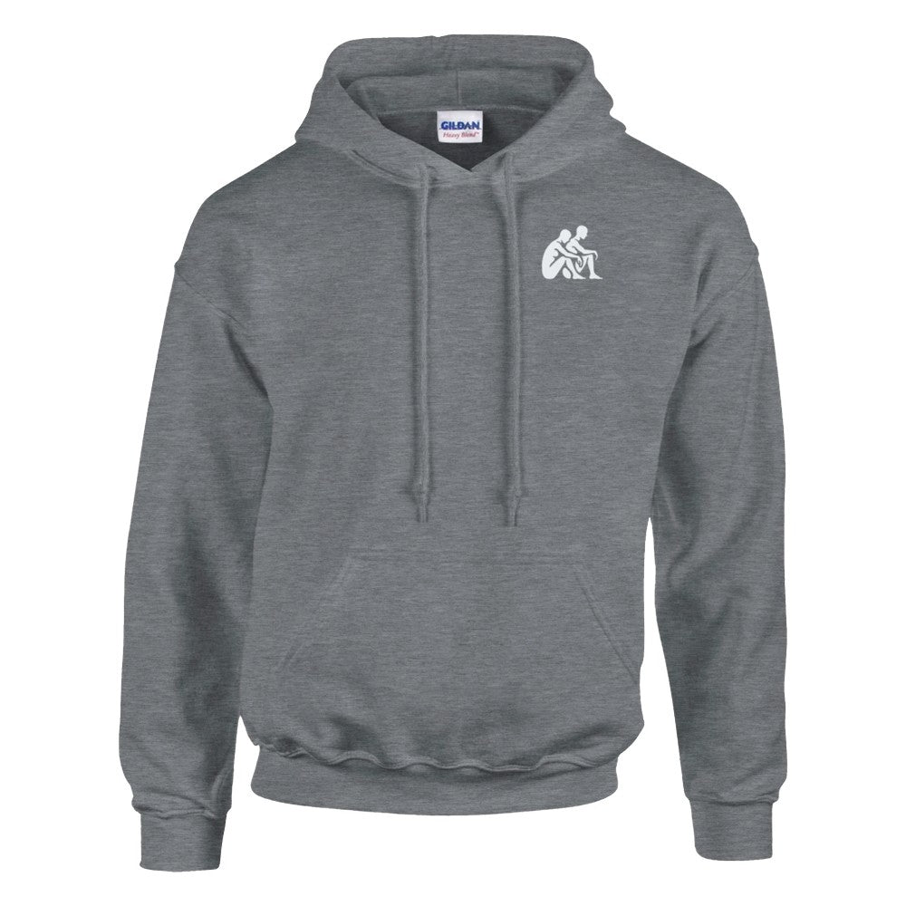 Unisex Mental health ravers hoodie - adults - if no ones checked in today this is me checking in, you matter print - grey in colour - mental health awareness 