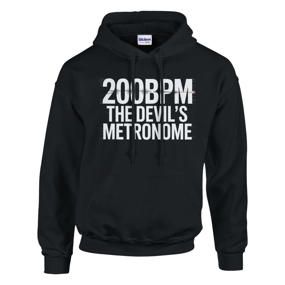 200bpm The Devils Metronome - Rave Unisex Hoodie - black