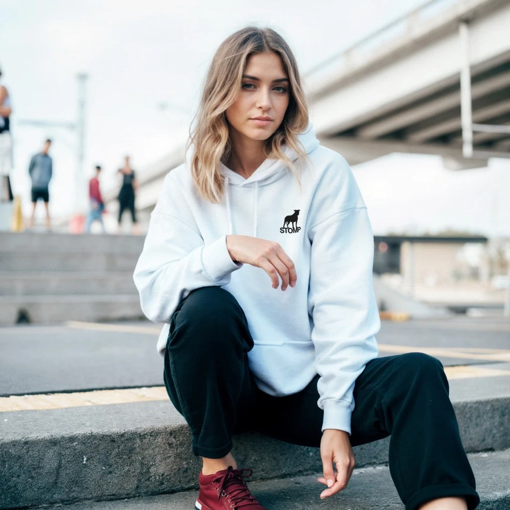 TECHNO SAVED ME - UNISEX TECHNO RAVE HOODIE - WHITE
