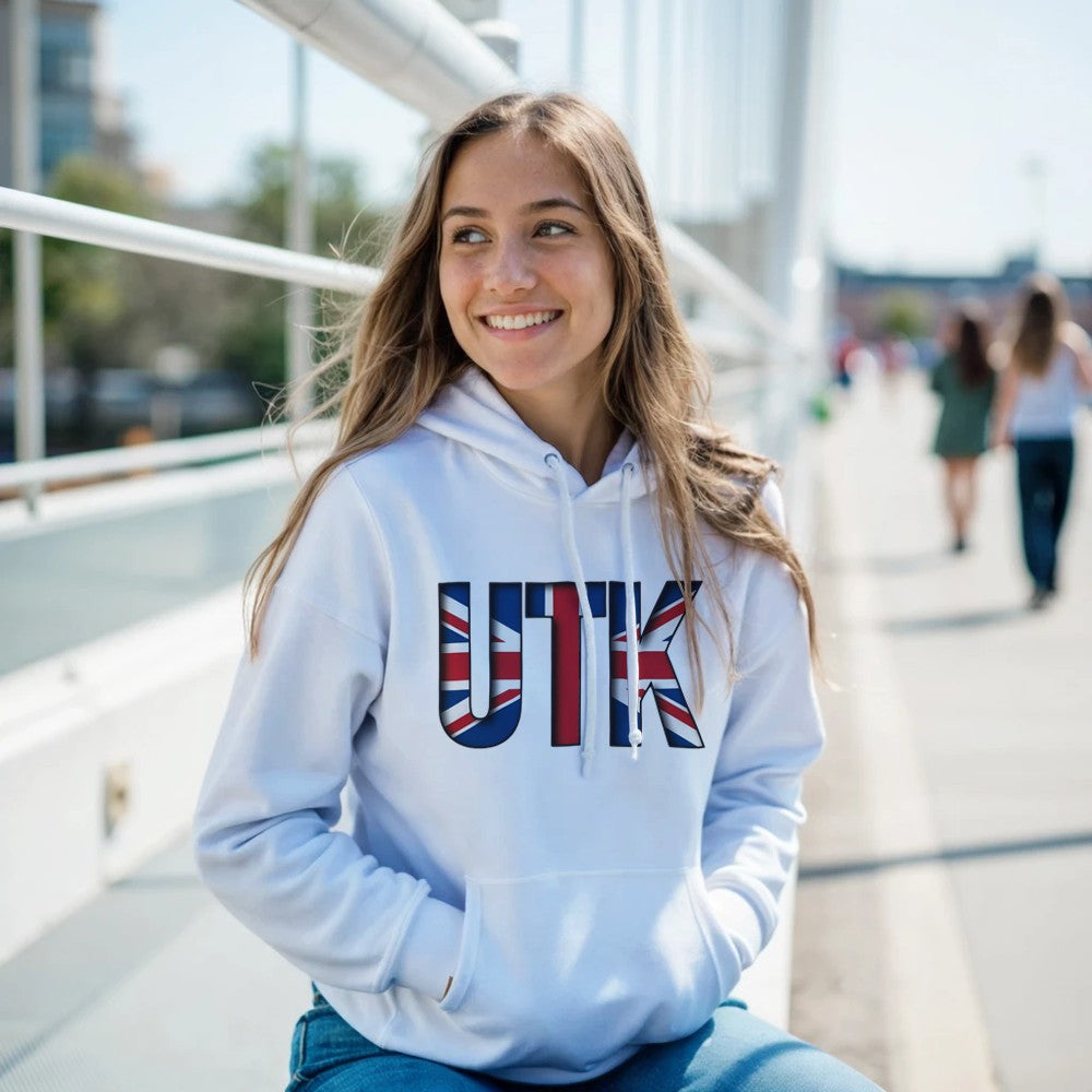 UTK September 13th walk in london - unisex hoodie - white