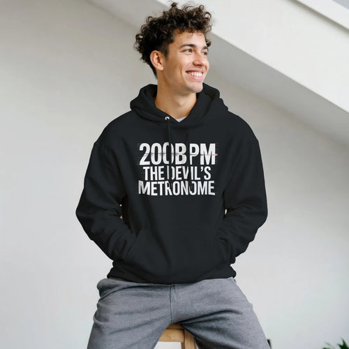 200bpm The Devils Metronome - Rave Unisex Hoodie - black