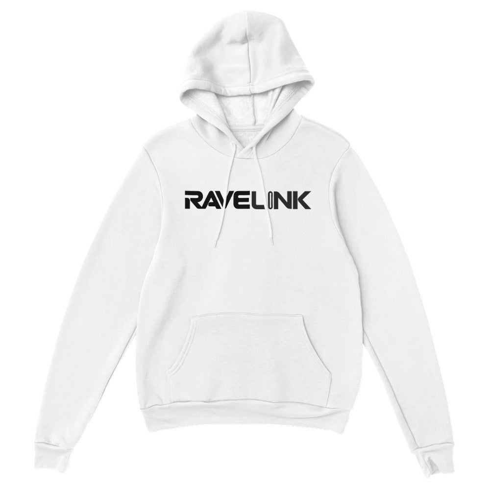 custom tiktok hoodie - perfect for gaining followers - unisex - white hoodie with black font