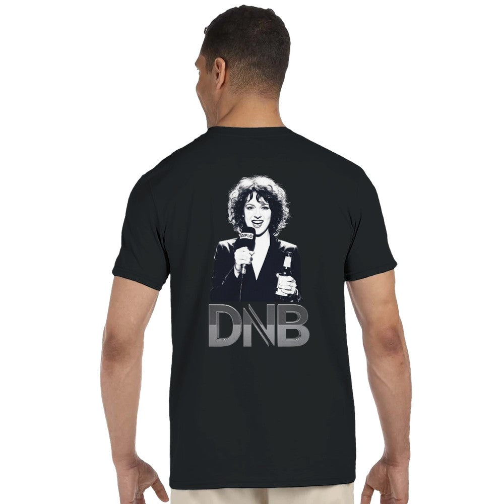 Unisex Black T-shirt for Adults – Music Festival Streetwear Rave Clothing – Techno, EDM, DJ Shirt - Annie Mac Radio 1 print