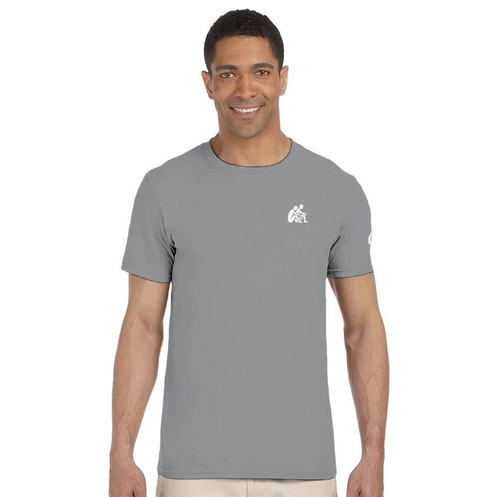 Unisex Mental health ravers t-shirt - adults - this is your sign to stay print - grey in colour - mental health awareness 