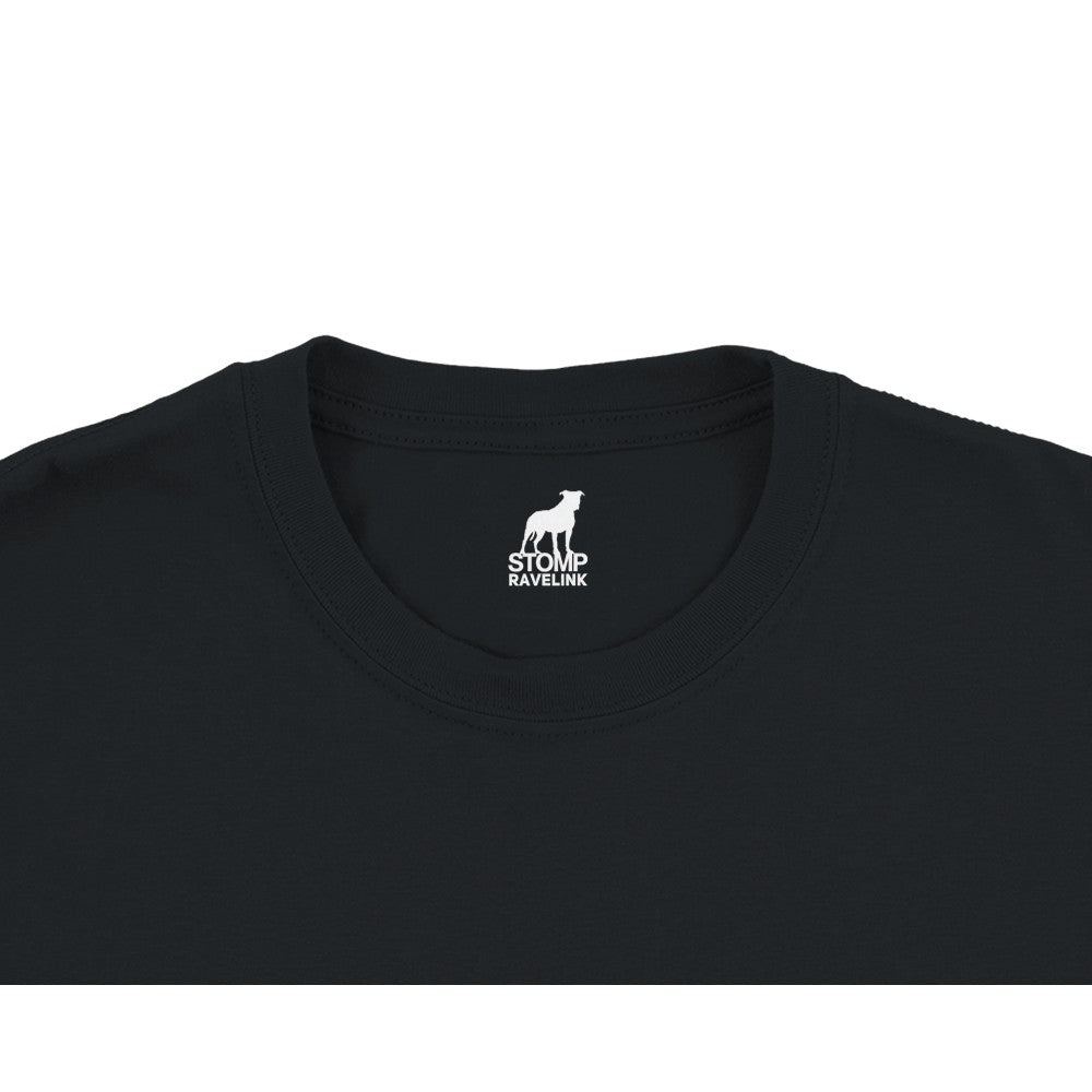 Stomp ravewear RaveLink - custom QR Code - Unisex T-shirt - black