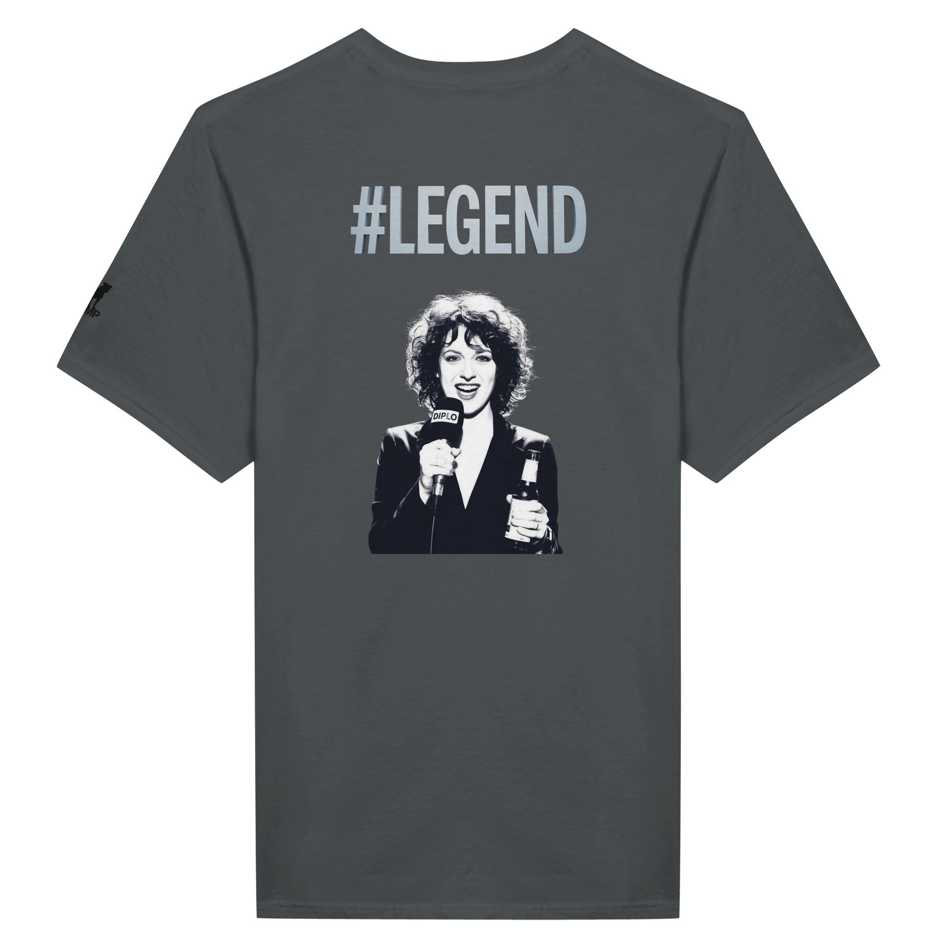 Unisex Grey T-shirt for Adults – Music Festival Streetwear Rave Clothing – Techno, EDM, DJ Shirt - Annie Mac Radio 1 print