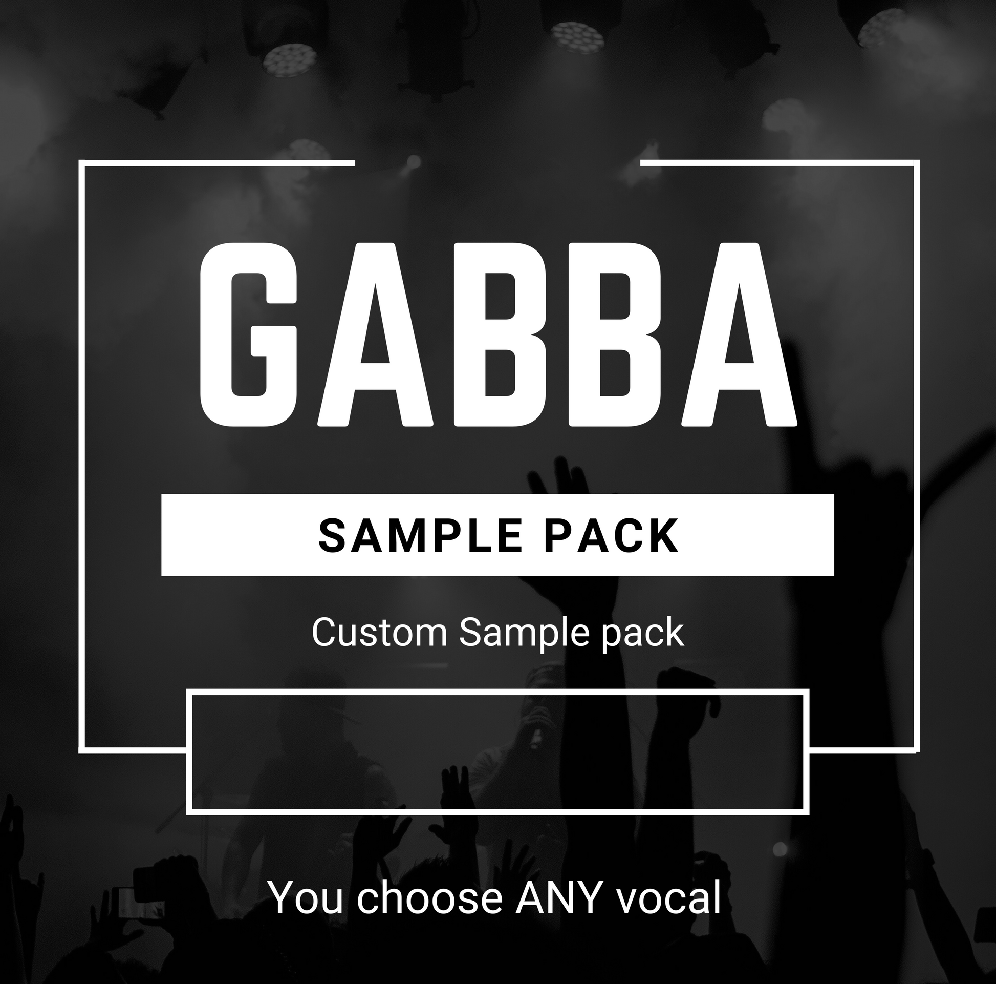 The full Trance, Techno, Drum and bass, uk hardcore, gabba and house sample and loop pack - Premium quality - club ready - use in any DAW - custom acapella of your choice - you choose the vocal and genre - gabba