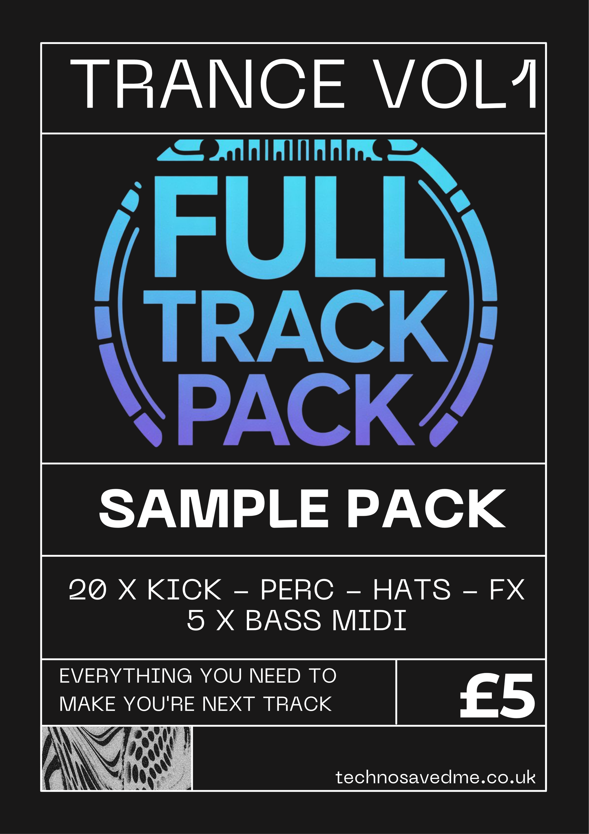 Everything you need to make a full Trance track - sample and loop pack - drag and drop into any DAW - Volume 1