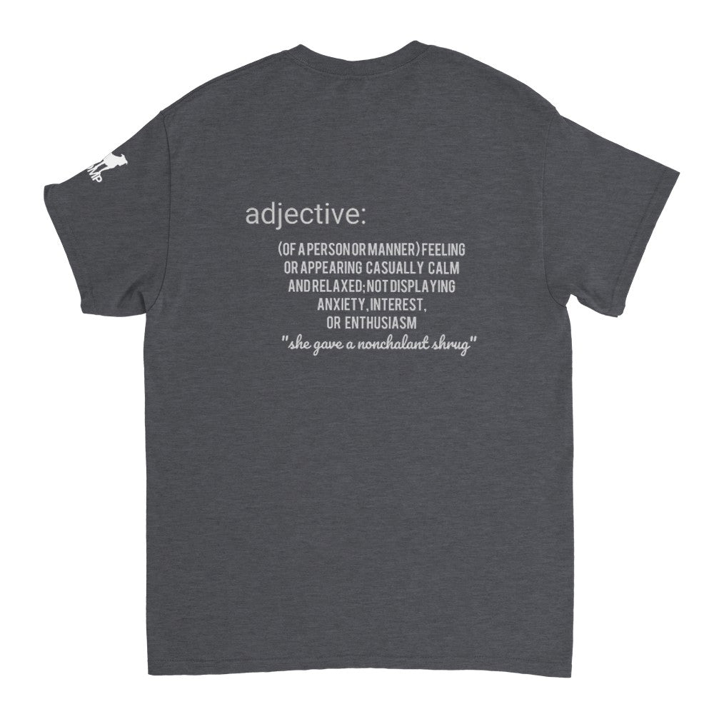Nonchalant Unisex techno rave tshirt - grey