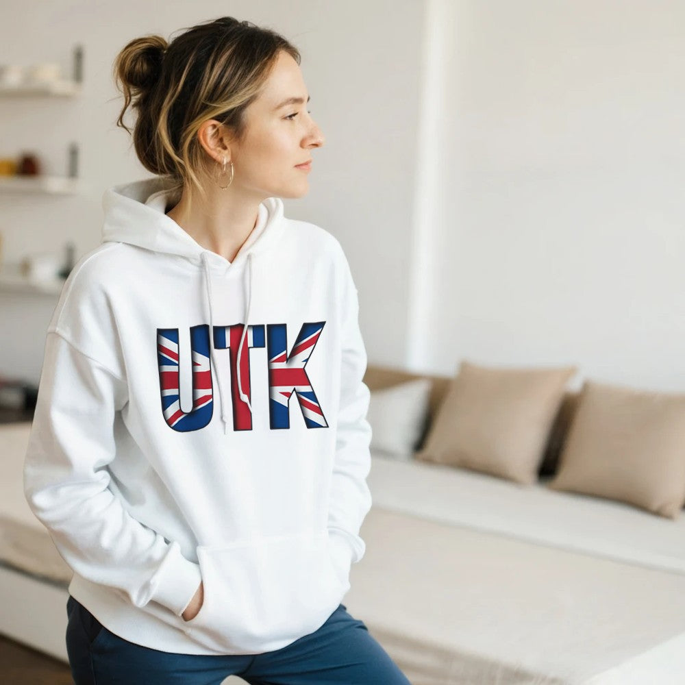 UTK September 13th walk in london - unisex hoodie - white