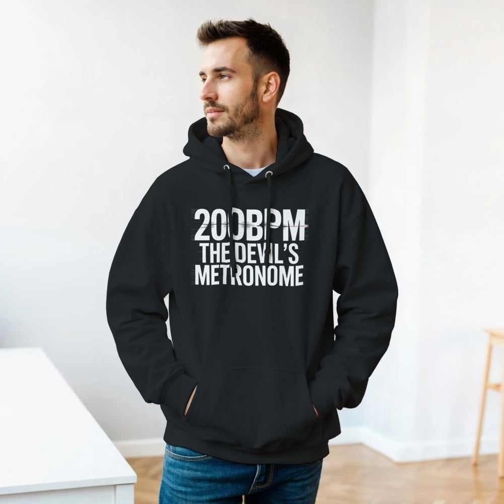 200bpm The Devils Metronome - Rave Unisex Hoodie - black