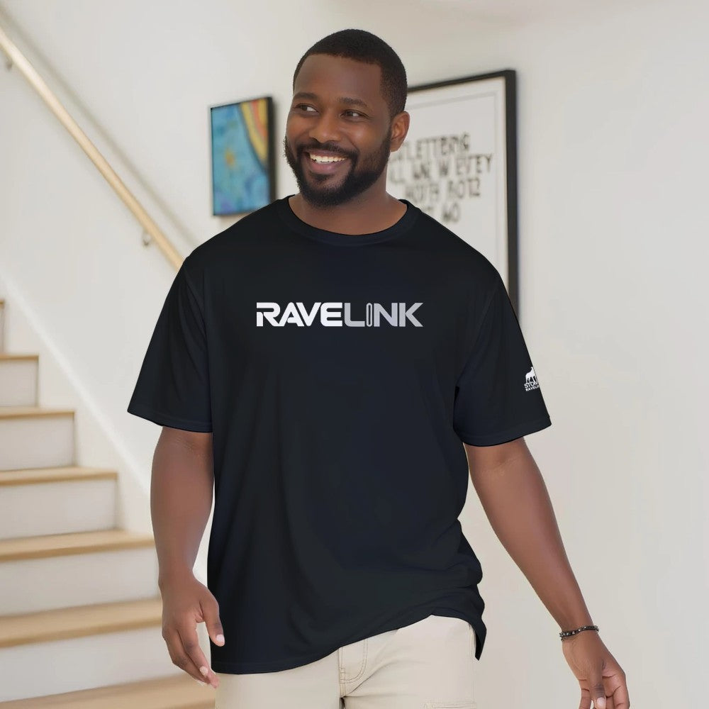 Stomp ravewear RaveLink - custom QR Code - Unisex T-shirt - black