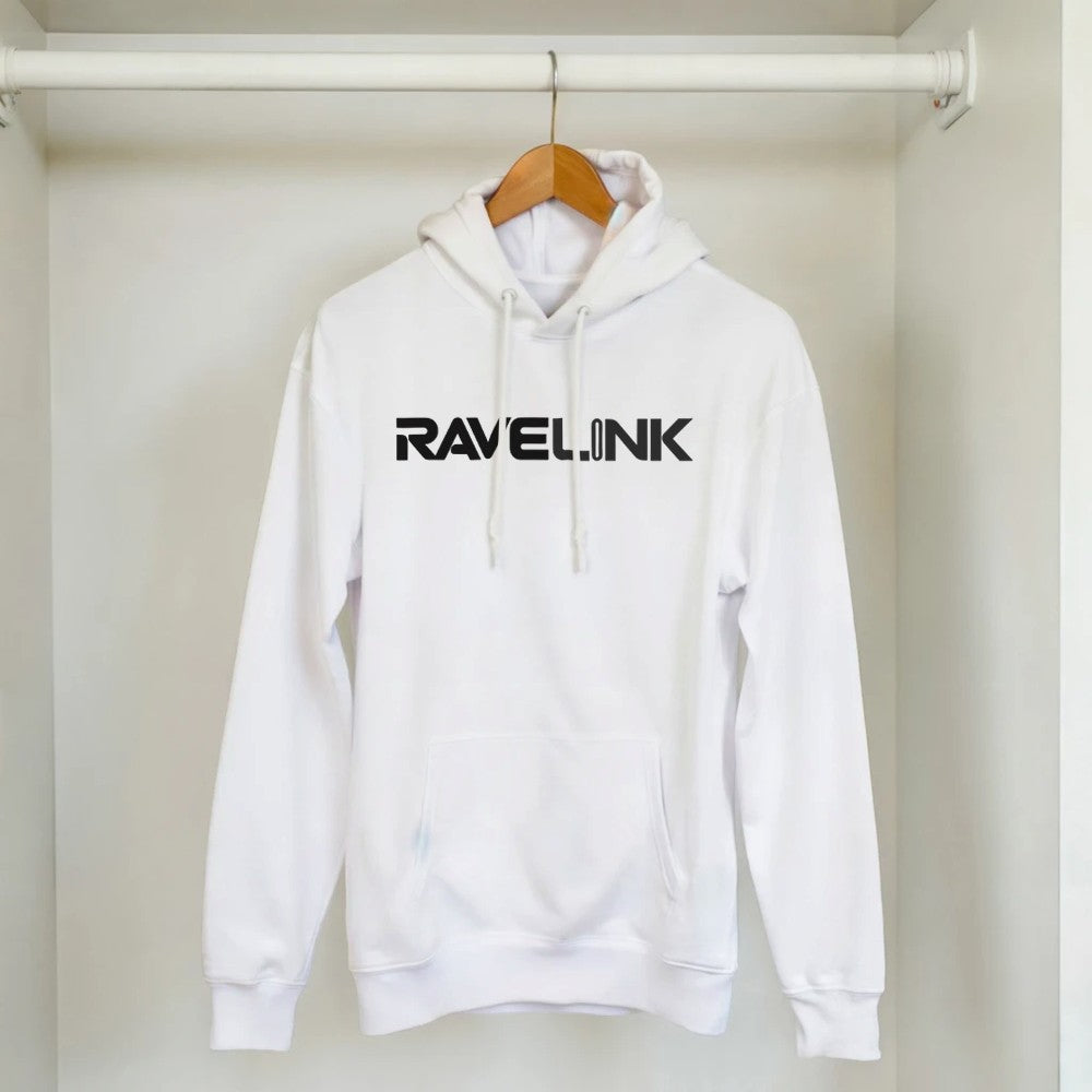 custom tiktok hoodie - perfect for gaining followers - unisex - white hoodie with black font