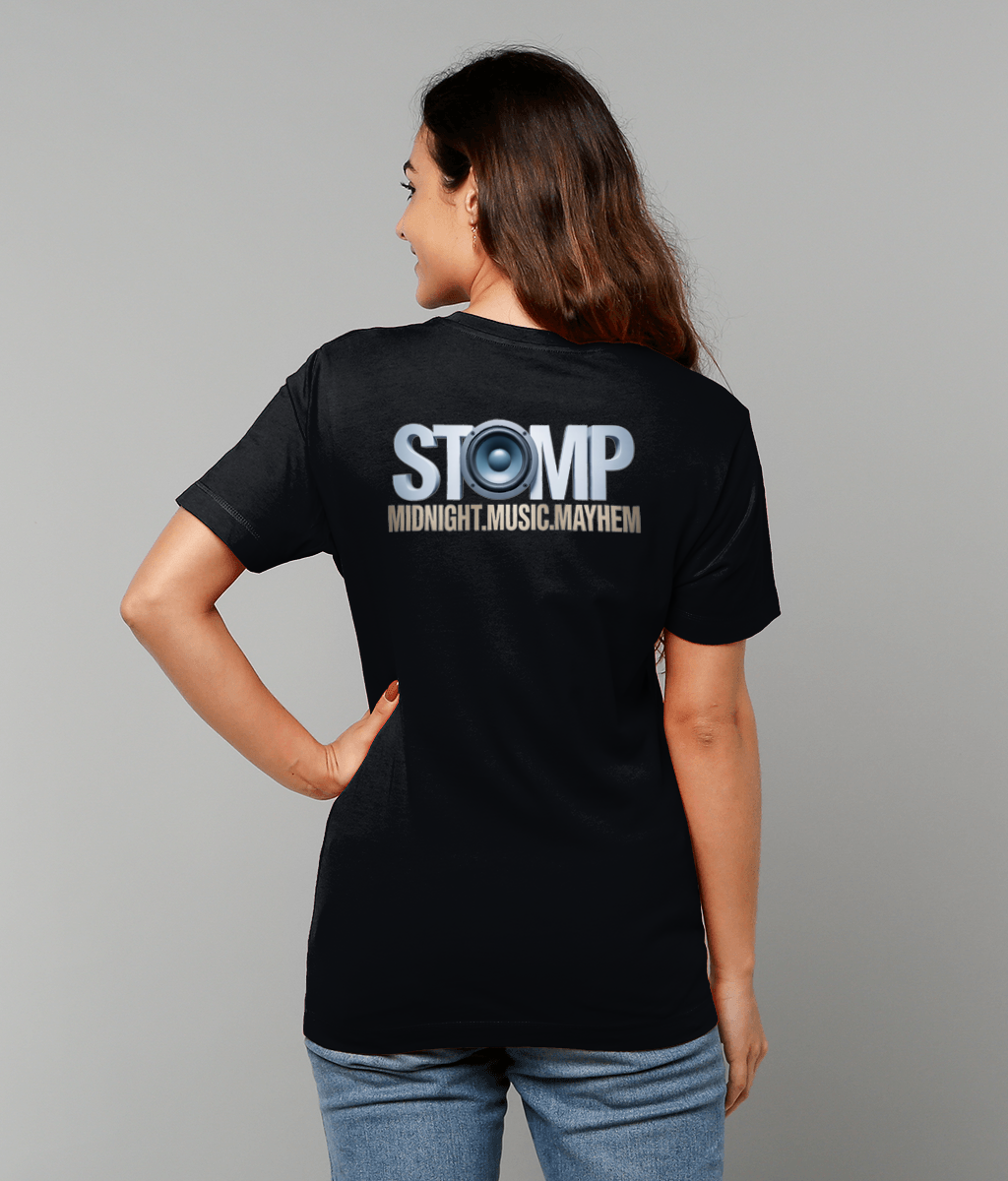 Stomp midnight music madness techno rave tshirt - Unisex- black