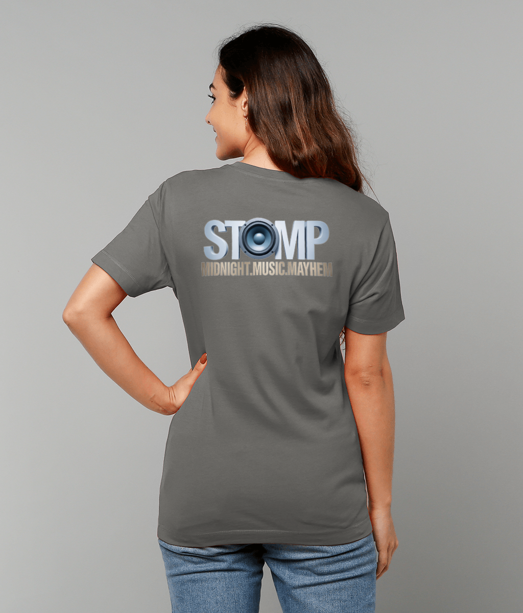 Stomp midnight music madness techno rave tshirt - Unisex- grey